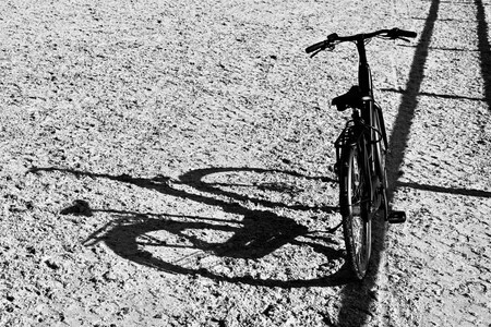 Bicycle on track