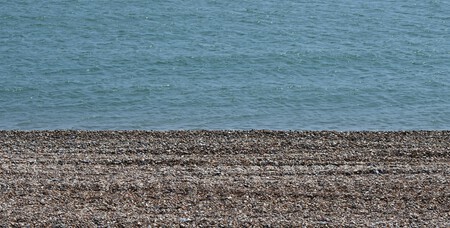 stilte op het water op het strand