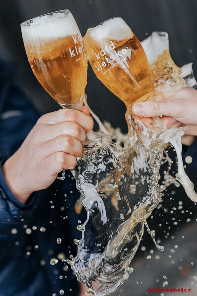 Nog voor de eerste slok