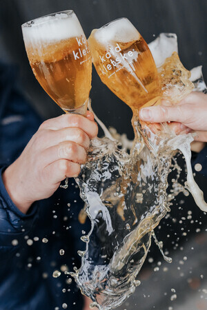 Nog voor de eerste slok