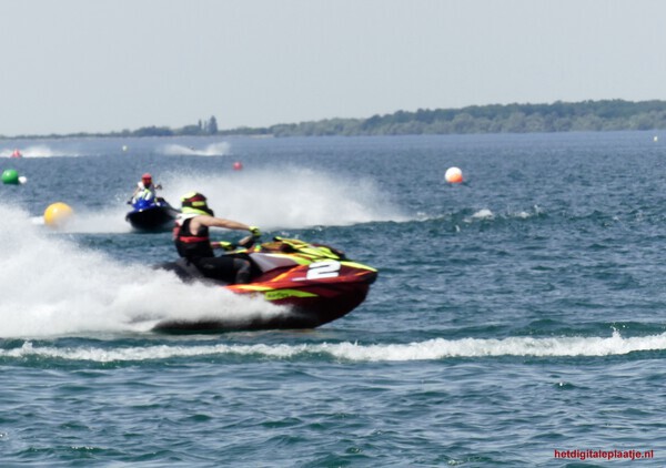 Wedstrijd met jetskis