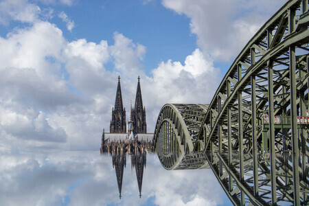Luchtbrug naar de Dom